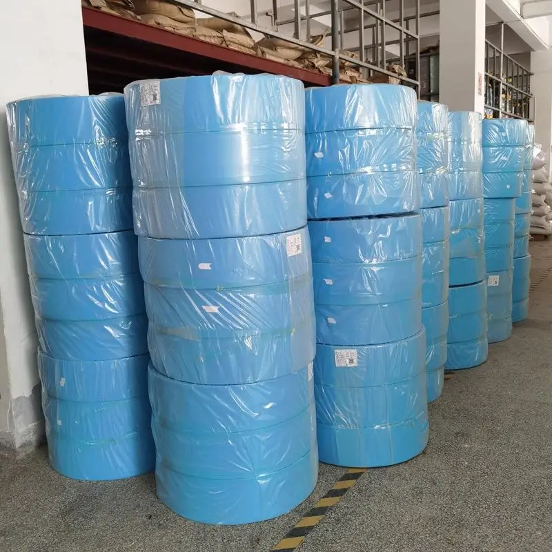 Оптовая продажа водонепроницаемый цветной нетканый материал рулон спанбонд пп ткани