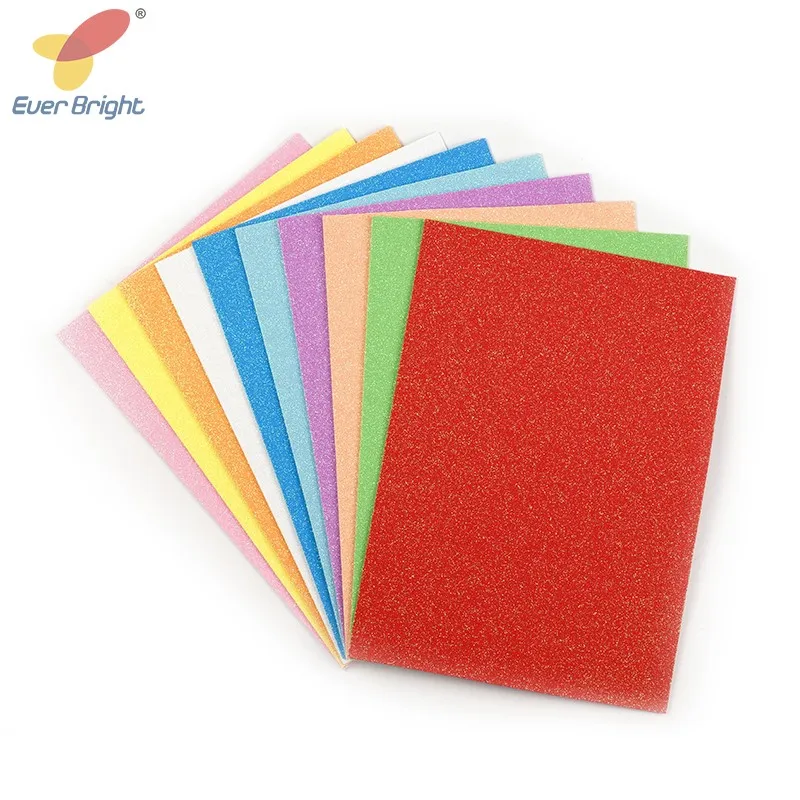 Ever Bright wholesale Escarchado cartulina 50 por 70 paper glitter eva foam sheet for kids