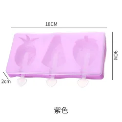 BPA Free Silicone Popsicle Molds Wholesale Custom Silicone Ice Cube Tray Mold Silicone Frozen Ice Popsicle Maker Ice Cream Mold