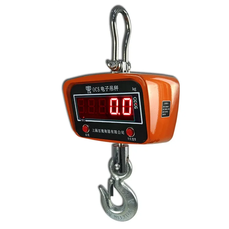 Heavy Duty Weighing Crane Scale Smart Remote Control High Accuracy Scale