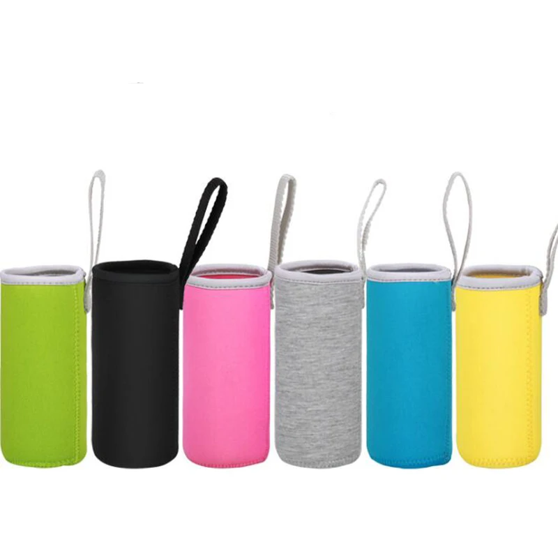 Custom Logo Drink water bottle Sleeves Cooler Neoprene thermos sleeve