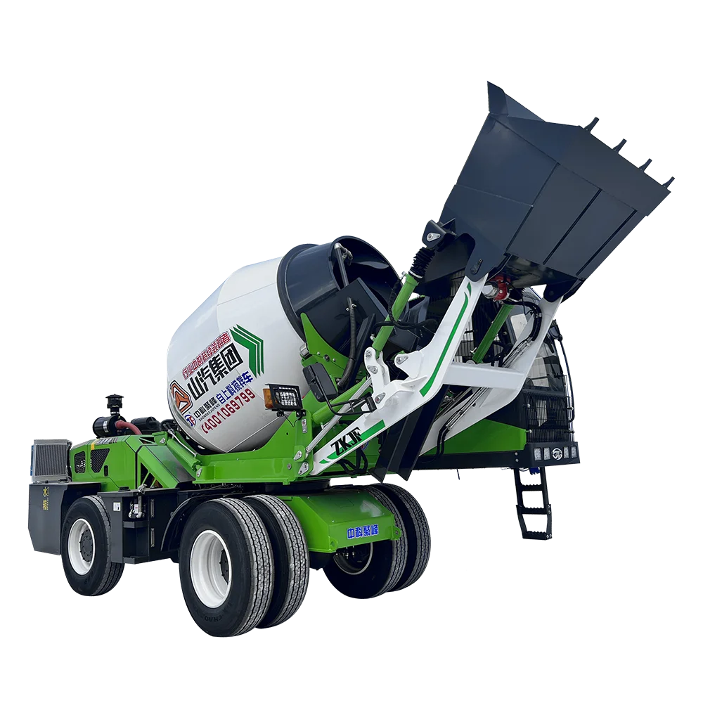 Small Self Feeding Mobile Cement Mixer Type Concrete Agitator Self-loading Concrete Mixer Machine For Sale
