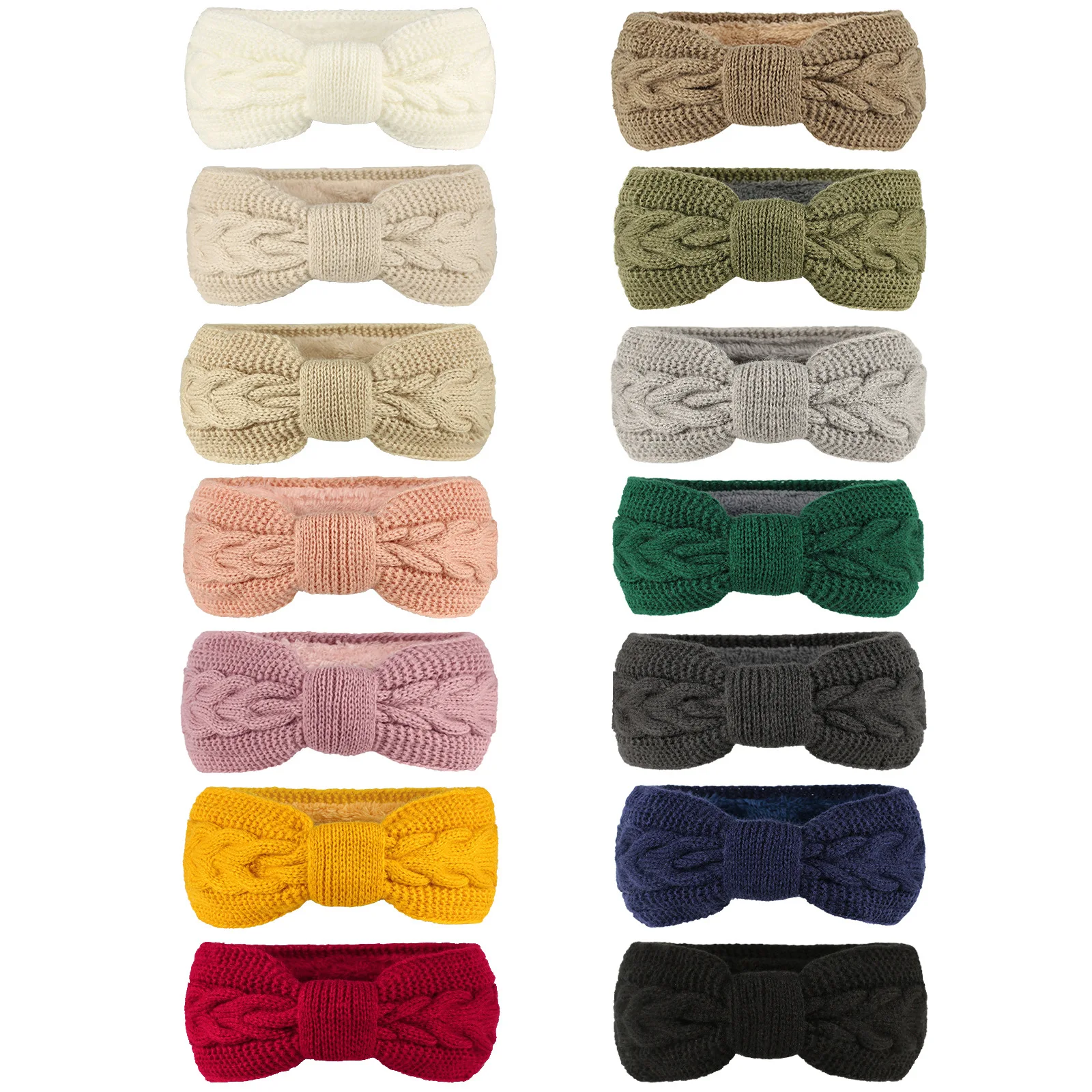 Makeup Headbands Terry Cloth Hair Band for Washing Face Yoga Sports Shower Skincare Bow Headband Spa Facial Headband