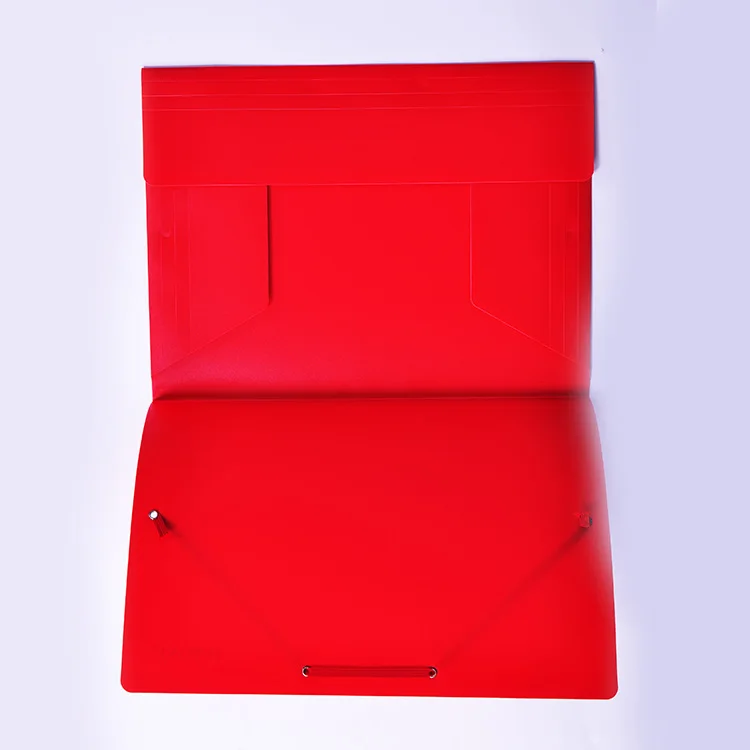 
hot sale office and school stationery custom multicolor elastic closure folder 
