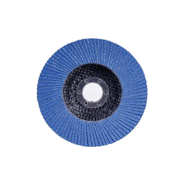 blue color Zirconium Grinding Discs Size4.5' Flap Disc For Metal And Stainless Steel Diamond cutting disc Aluminum Oxide disk