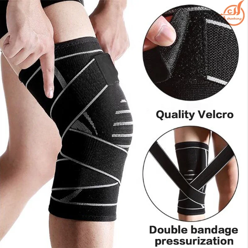 
kneepad Knee Pads Fitness Running Cycling Patella Kneecap Knitting Exercise Warm Knee Protection Silicone Cover Protection 