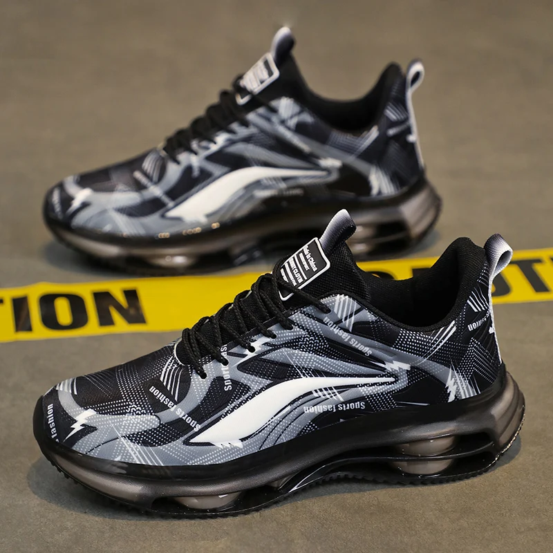 2024 new breathable mesh wholesale casual blade shoes for men walking style shoe mens fashion sneakers