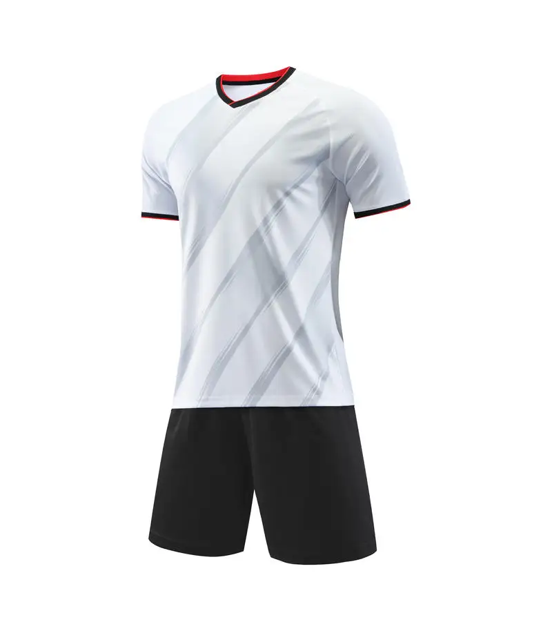 Custom Plain Polyester Breathable Mens Sports Football Jersey Soccer Uniforms Sets Soccer Wear Jersey Set Football Kits Full Set