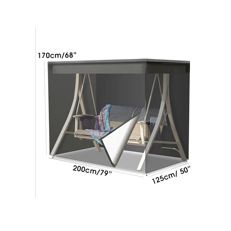 Водонепроницаемое покрытие из полиэстера, ПВХ, садовая подвесная защита для кресла-качалки, лучшие чехлы для мебели для патио