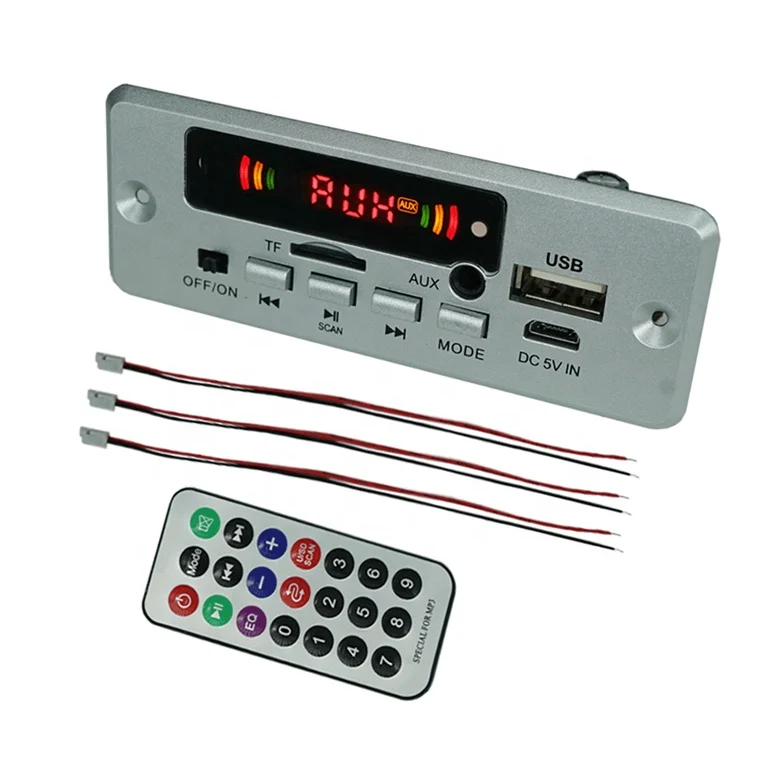 MP3 Player Module Decoder Board With Power Amplifier 2x3W DC5V-32V