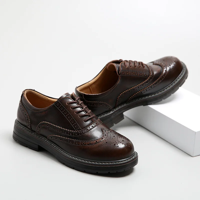 Маленькие кожаные туфли в британском стиле, японская Студенческая кожаная обувь на плоской подошве, Женская обувь в студенческом стиле