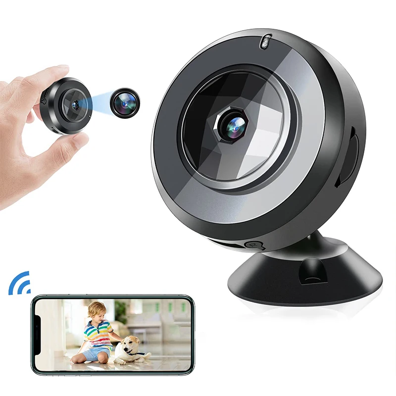 Room Wide Angle 720p 1080p Magnetic Tiny Surveillance Pet Mini Hd  Camera