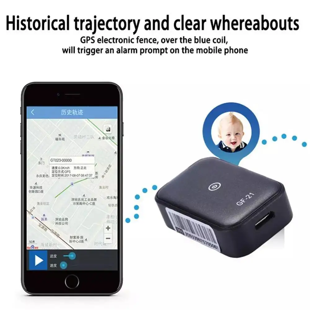  Мини-видоискатель GF21 локатор для смартфона приложение трекер будильник GPS работает с детьми домашними животными смарт-трекер потери дистанционное