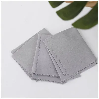 Popular high quality Manufacturer Silk Microfiber suede Glass Cleaning Cloths quality Microfiber jewelry polish