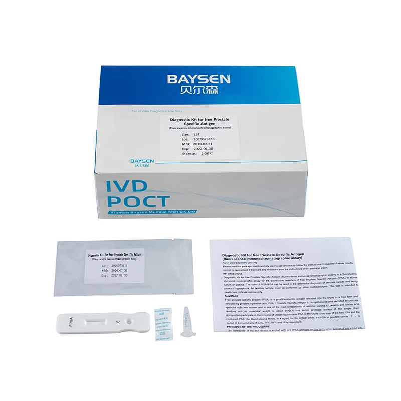 Wholesale Blood   Prostate Specific Antigen quantitative rapid detect  test kit PSA FIA Lab reagent  for  prostatic disease