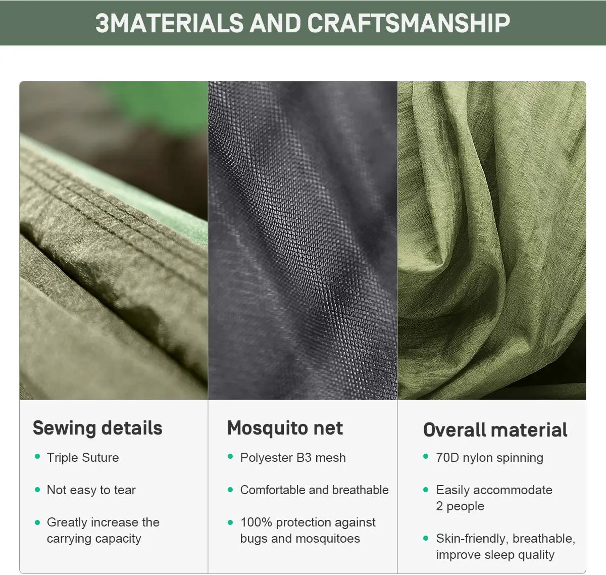 Best Seller Durable Hammock Stuff Adjustable Parachute Hammock Tarp Nylon Outdoor 3 in 1 Camping Hammocks