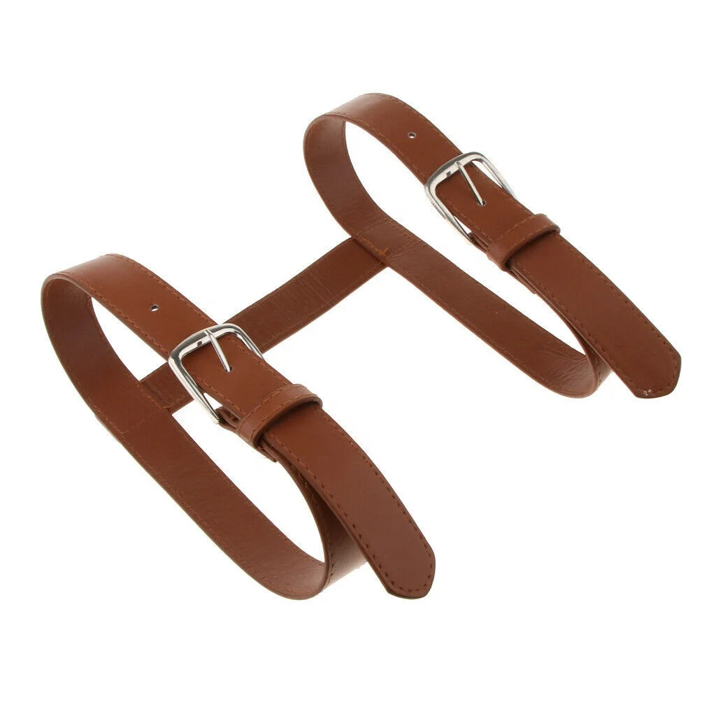 New Customizable Outdoor Blanket Carpet Leather Strap Picnic Mat PU Metal Buckle Strap Fixed Strap