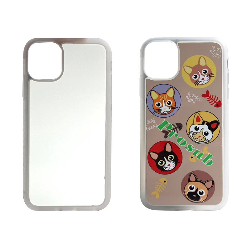  Wholesale custom print phone cases Sublimation blanks TPU+PC for iphone 12 pro