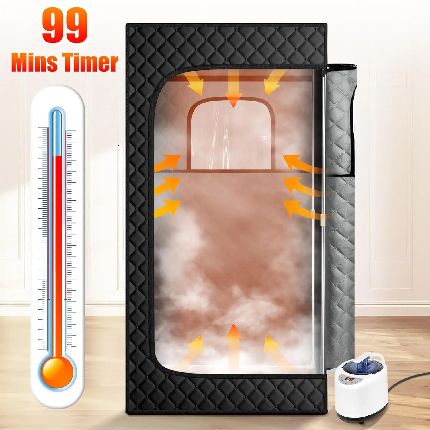 Winter Outdoor Pop up Windproof Thickened Cold Resistant Sauna Room Portable Square Large Ice Fishing House Tent