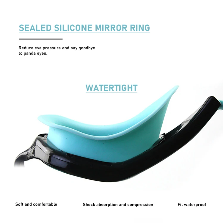 Custom Logo Night Vision Best Waterproof Swimming Goggles