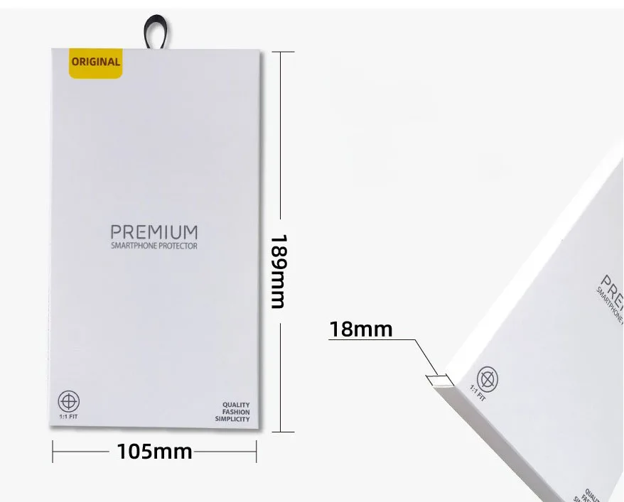 Wholesale YTX-01 Custom Mobile Phone Case Packaging Box With PVC Window Custom Logo Printing Box