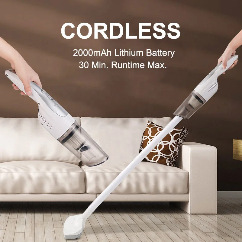 Handheld Cordless Stick Vacuum Cleaner Lightweight Portable High Hand Vacuum Power Home Car Office Pet Hair Cleaning