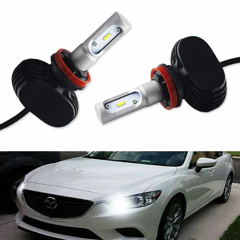 Car Headlight 9005 LED HB3 LED High Power Luxeon LED For Mazda 6 3 CX-5 High Beam Daytime Running Light 12V 6000K White