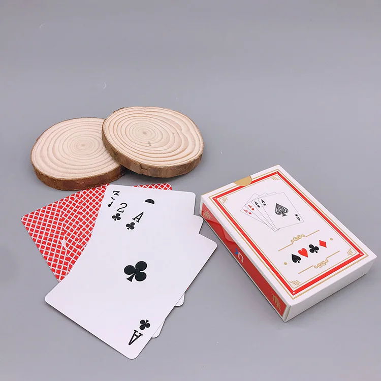 Набор игральных карт из черной немецкой бумаги, с заводской печатью