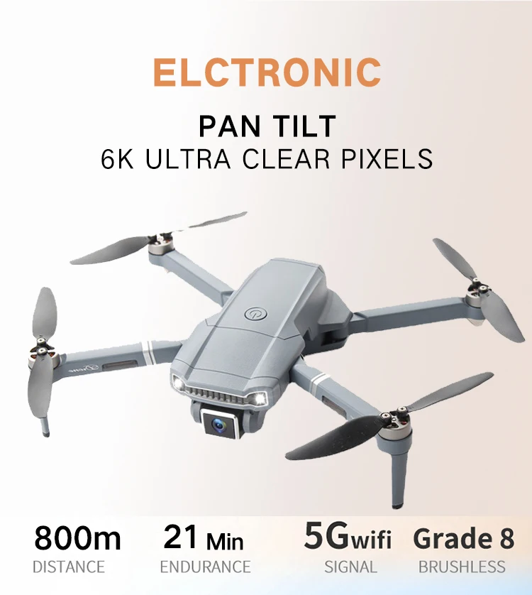 2000 Meters Long Range App Wifi Remote Control Quadcopter Dron Foldable Led Professional Gps Drone With Double 6k Hd Camera