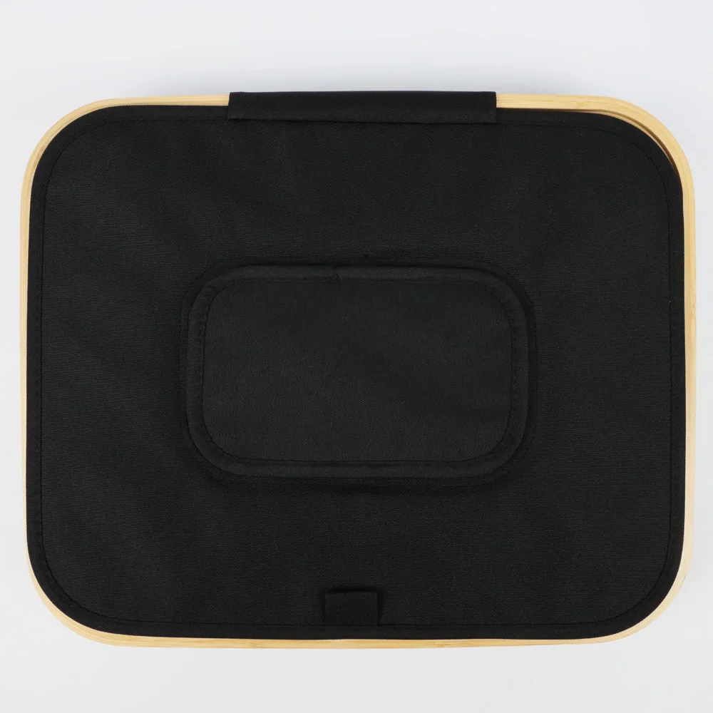 Foldable And Portable Durable Large Bottle Storage Basket Indoor Home Recycling Bins With Lid For Household