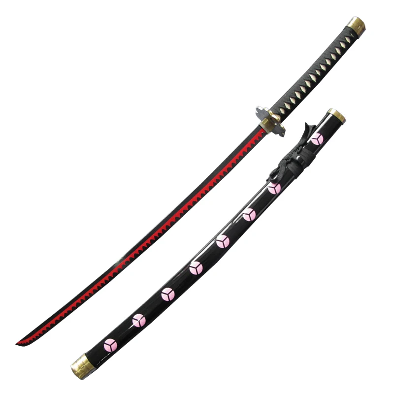 Black Version One Piece Roronoa Zoro Yamato Anime Sword Cosplay Toy swords