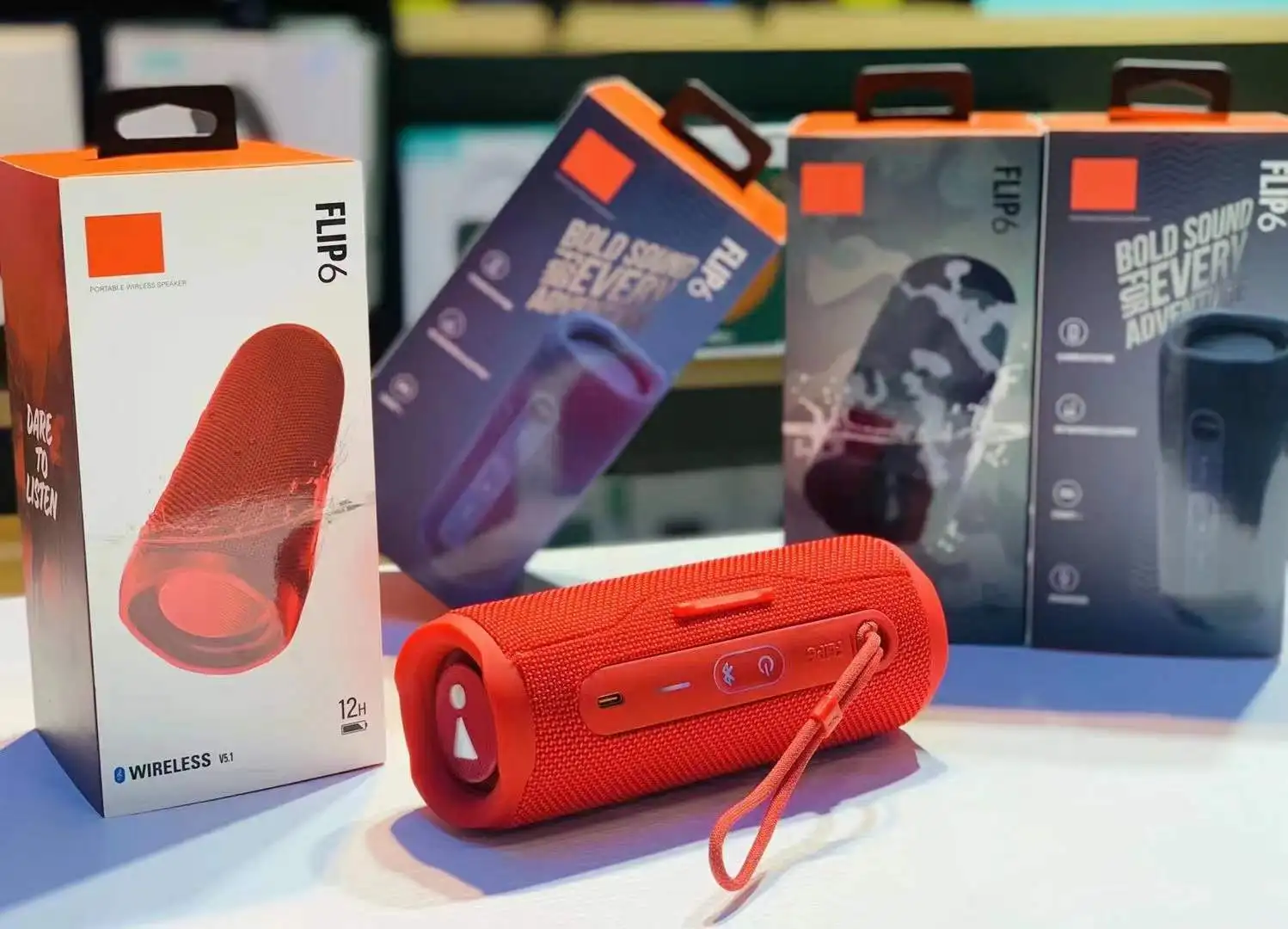 Hot Sale Original 1 to 1 JBLFLIP 6 Blue Tooth Speaker Flip 6 Portable Outdoor Classic Design Waterproof Wireless Speakers