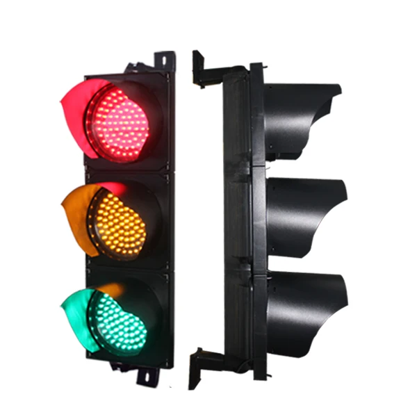 CE certificate 200mm 3 aspects Tri-color full ball LED traffic signal light
