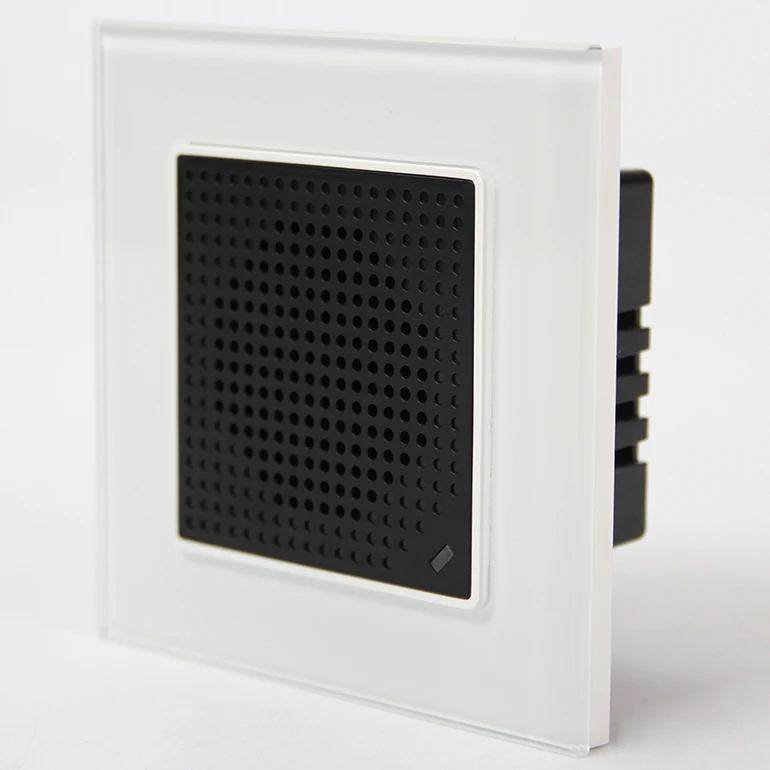 High Quality RS485 Modbus Doorbell with White Color Tempered Glass Frame