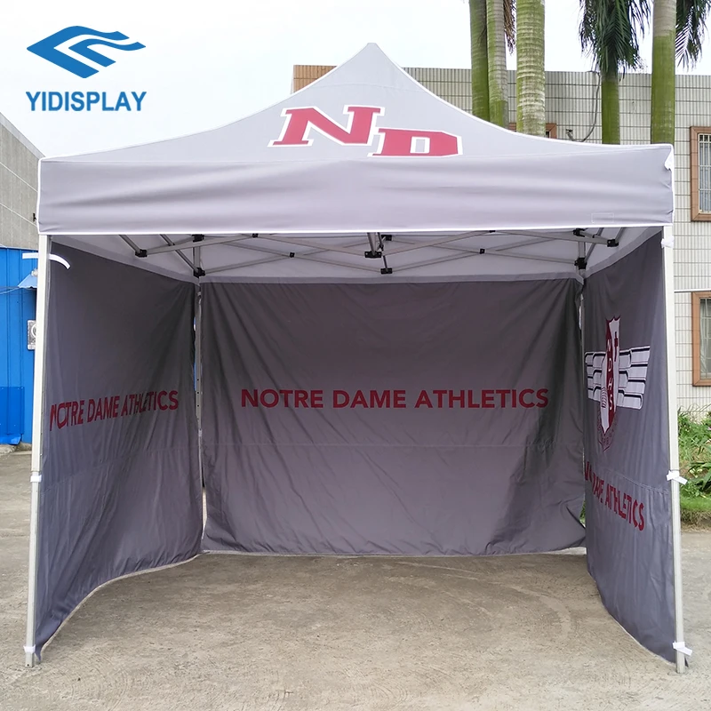High Quality Custom Wholesale 4X8 6X10 Curved Canopy Wall Pop Up Tent