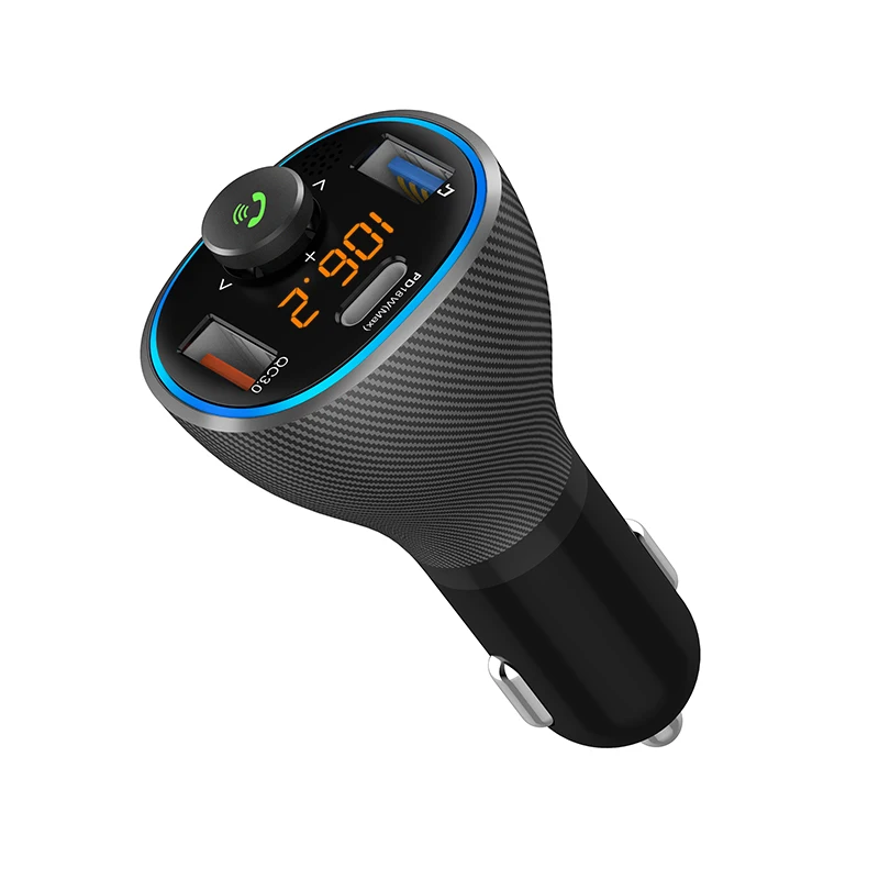 
siri available handsfree fm transmitter modulator car 