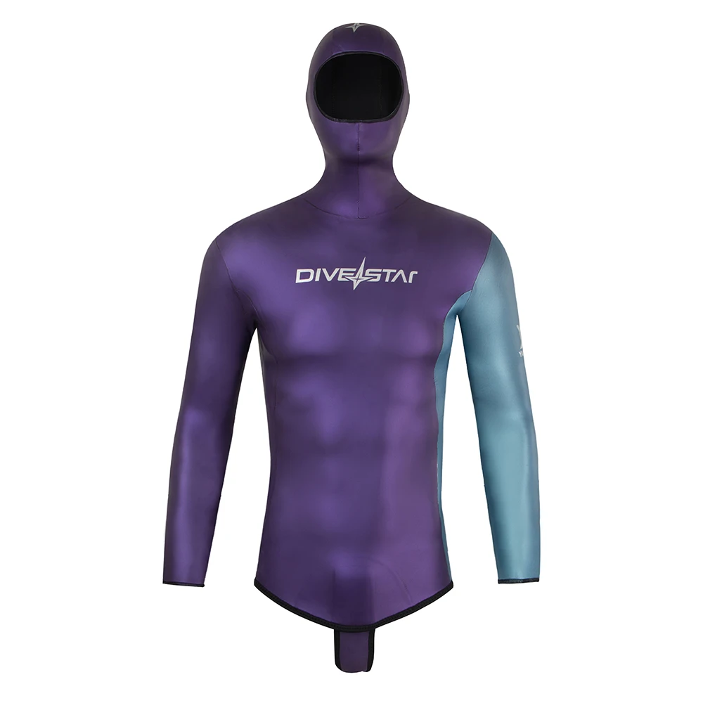 DIVESTAR Custom Yamamoto Neoprene Freediving Wetsuit Colorful Glide Skin Super Elastic Fabric Diving Swimwear for Men Women 3MM