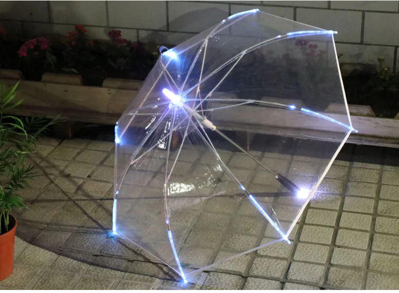 Reliable Glowing Umbrellas with High Performance Waterproof Material For,performance Waterproof Material for Rainy Weather LED l