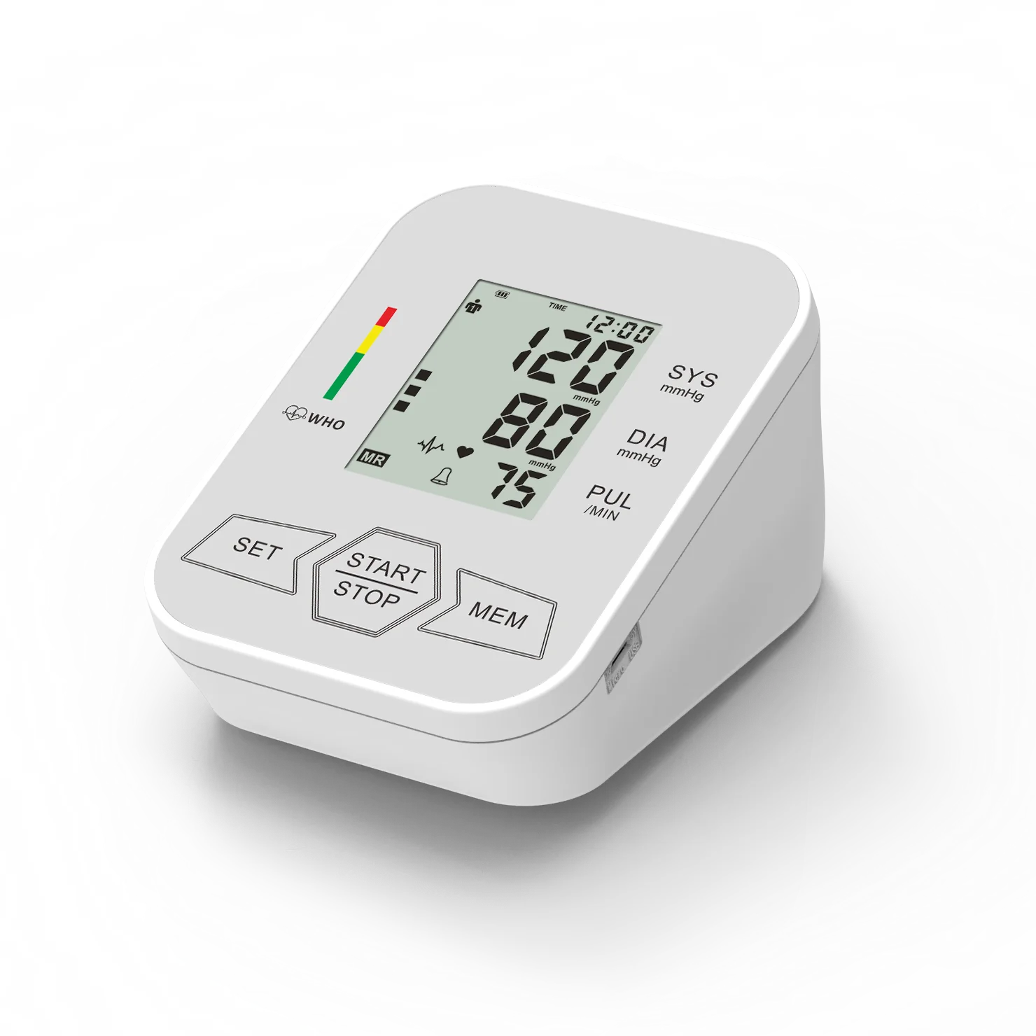 OEM order 2021 new design WIFI BT blood pressure monitor digital Rechargeable  hematomanometer 4.0G