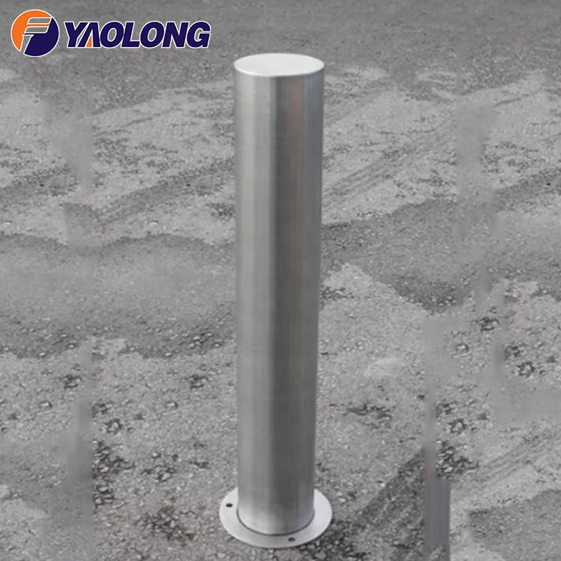 ss316 fixed bollard road safety barriers stainless steel security bollards prices