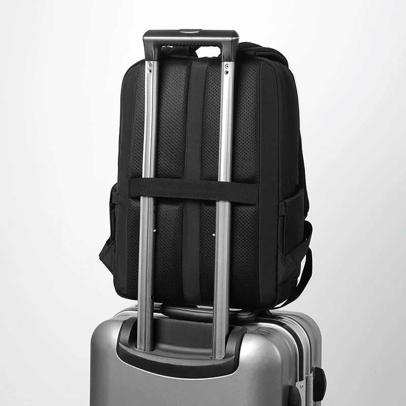 Business backpacks with USB changing port and laptop compartment for Business travel use