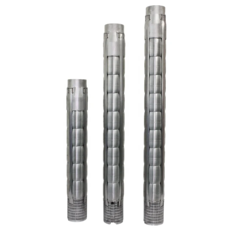 stainless steel multistage deep well borehole submersible centrifugal water pumps and water pumps spare parts