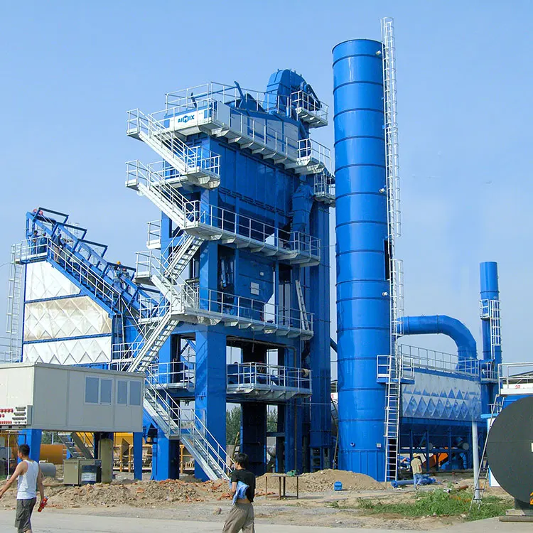 60 - 120tph Hot Mix Asphalt Batch Mixing Plant With Dryer Control Panel Parts Price