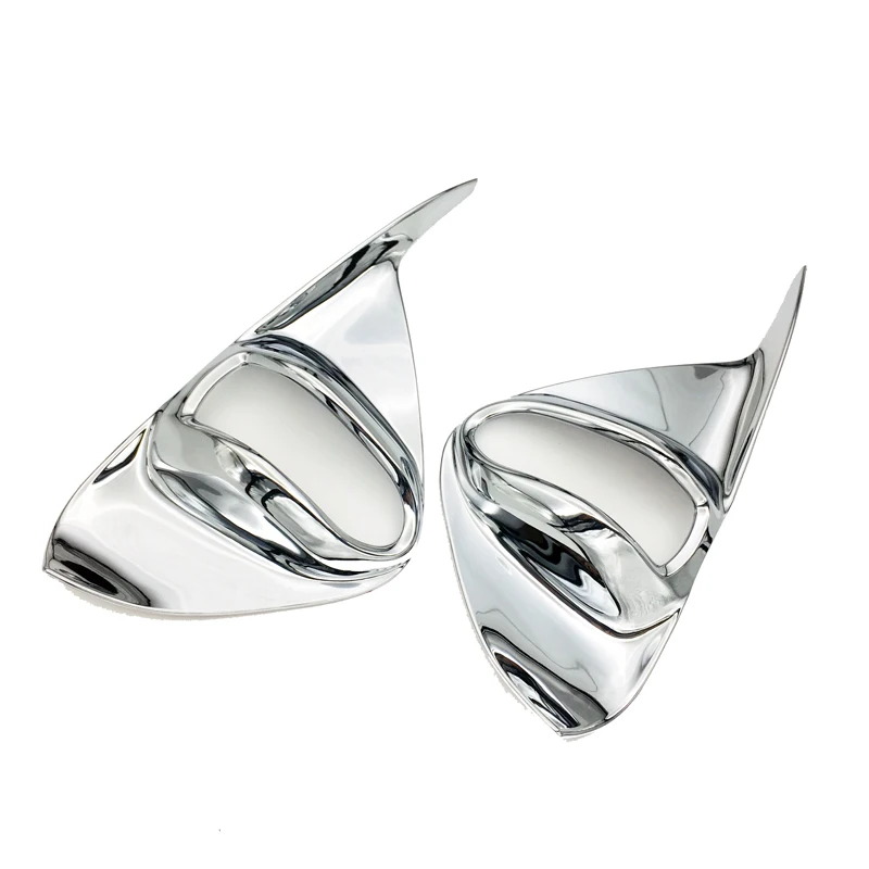 For Toyota Prius Prime PHV 2017 2018 ABS Chrome Front Fog Light Fog Lamp Cover Trim 2pcs Car Styling Accessories