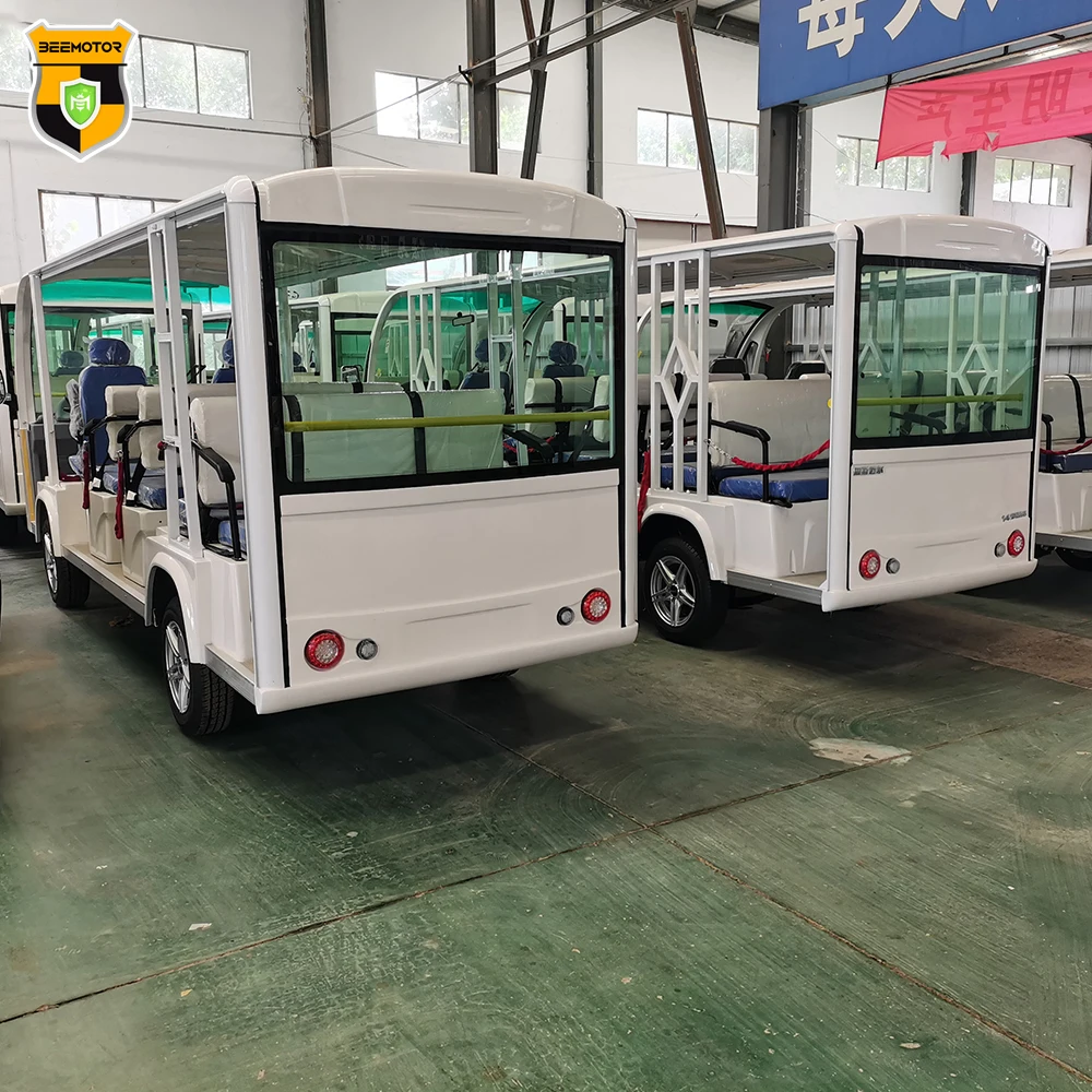 23 Seat Electric Shuttle Bus 72V Lithium City Electric Shuttle Bus For Sale