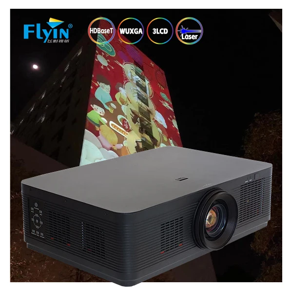 Flyin 3d картографический проектор лазерные проекторы и презентационное оборудование 10000 люменов 4k кинотеатр наружный водный