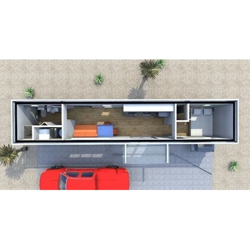40ft Modified Modular Prefabricated Movable Container House Shipping Container Modified Modern Design Container Shop House