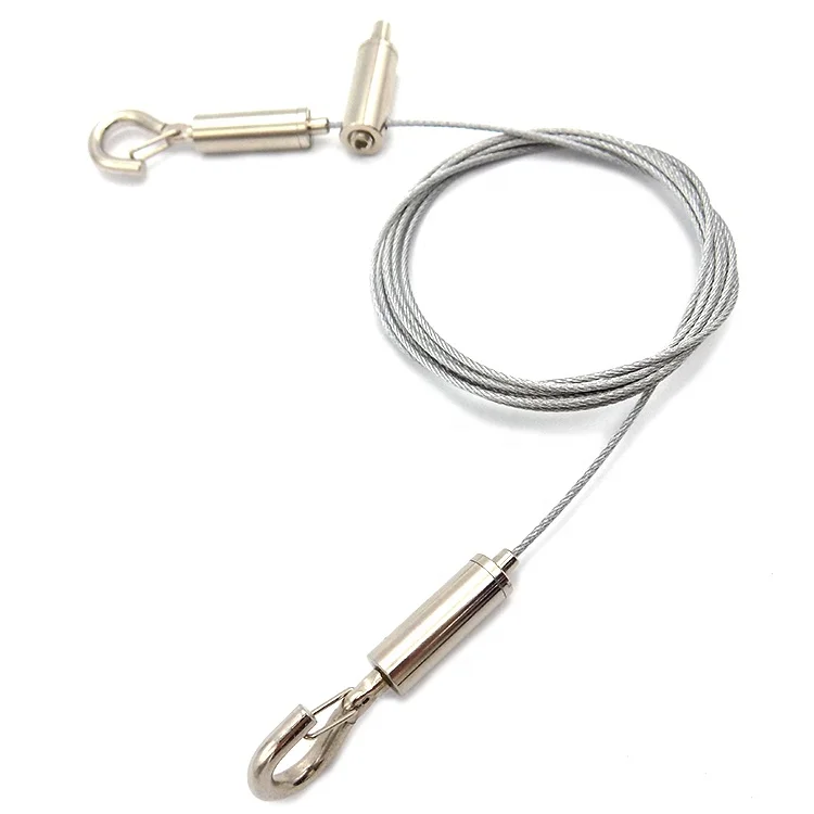 New Design stainless steel wire rope suspension hanging kits with gripper
