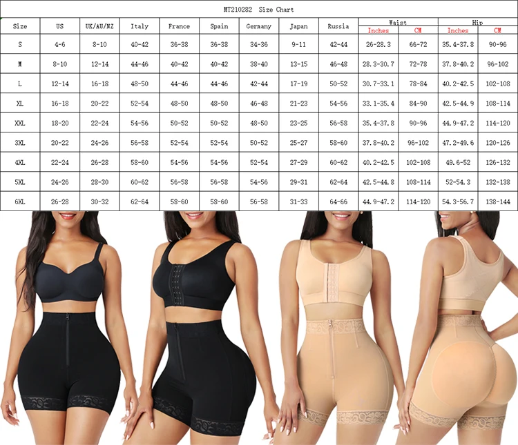 HEXIN Sexy Ladies Underwear Butt Lifter Padded Panties Shapers  shapewear panties