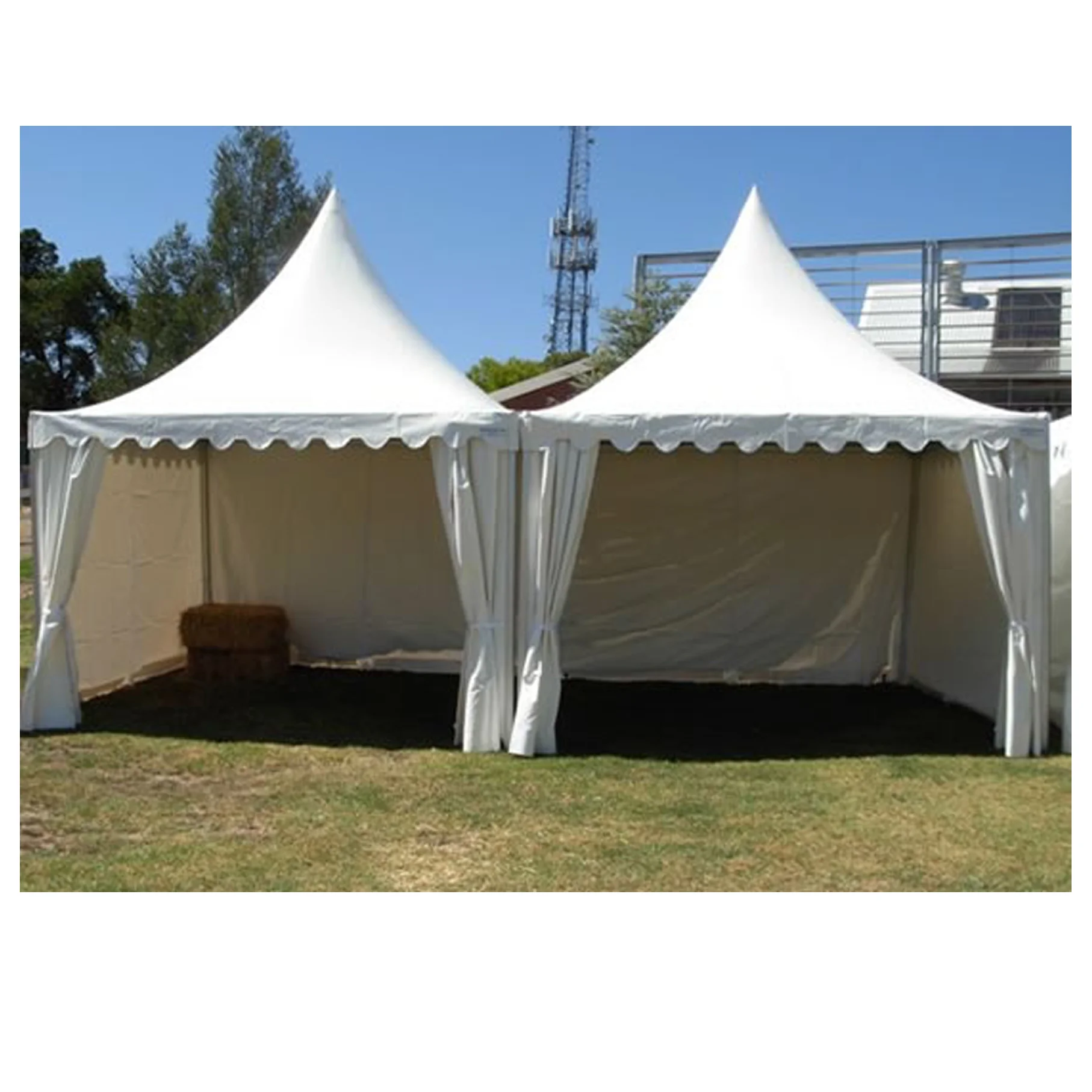 10x10ft Fast Up Outdoor Events Pagoda Tent/100% Rainproof Trade Show Gazebo Tents